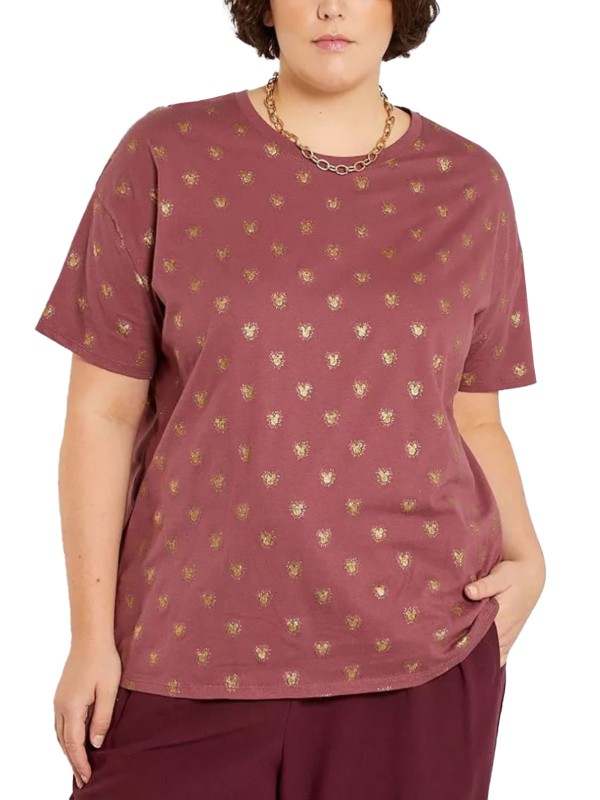 Pure Cotton All Over Minnie Mouse T-Shirt