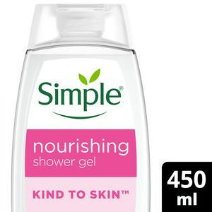 Simple Nourishing Shower Gel Body Wash 450ml