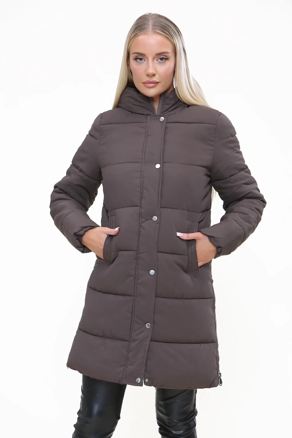 HOODED PADDED COAT