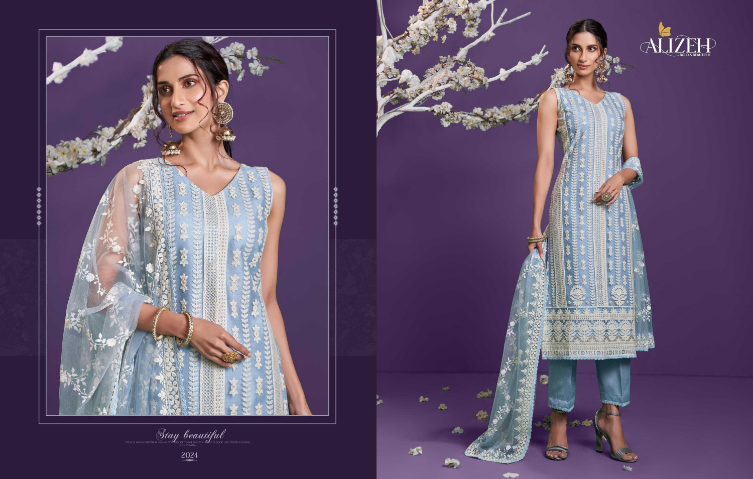 designer occasion wear unstitch salwar kameez