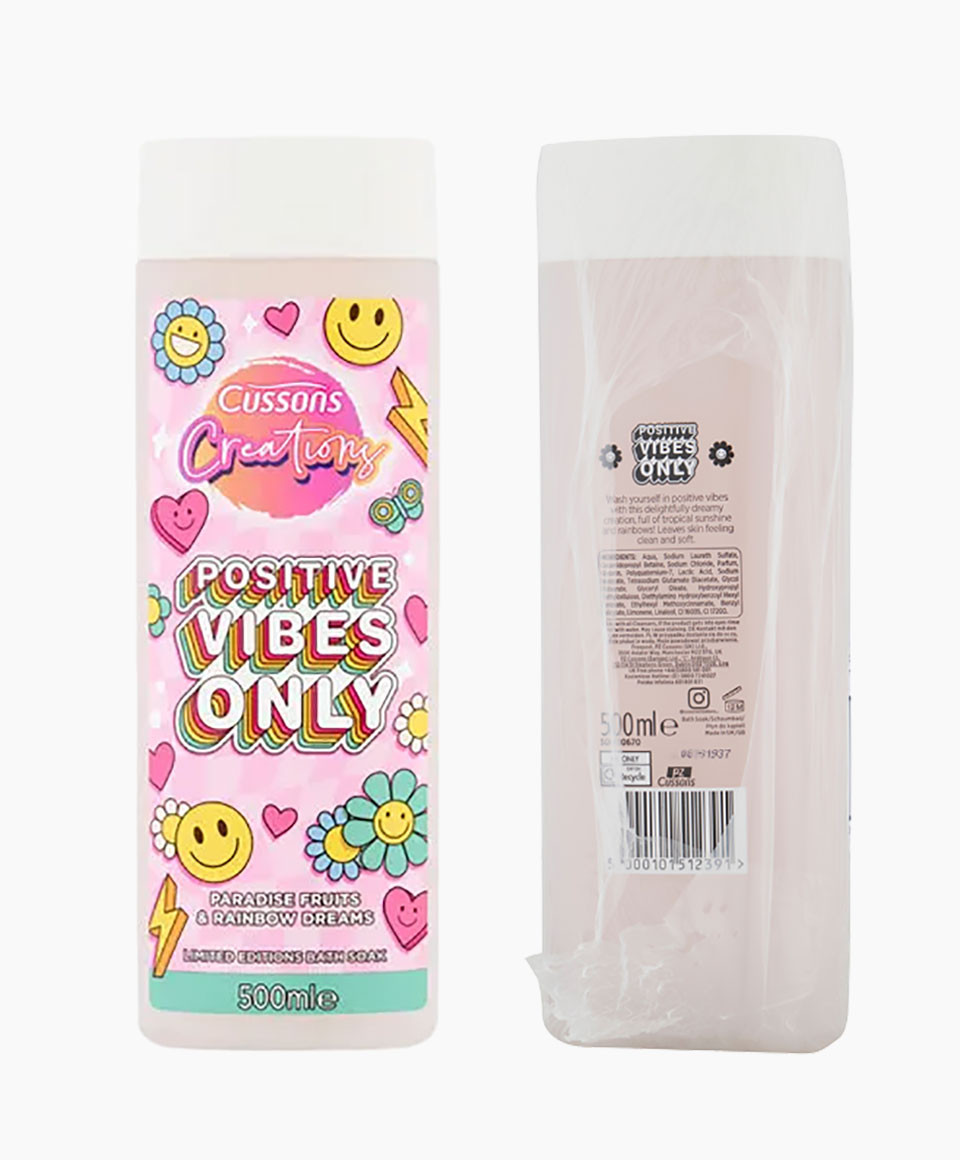 CUSSONS BATH POSITIVE VIBES - 500ML