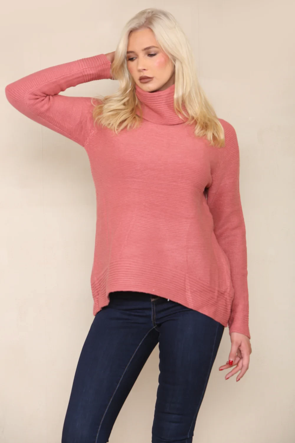 PATTERN ROOLNECK JUMPER