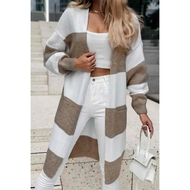 Long Knitted Vest - 23122