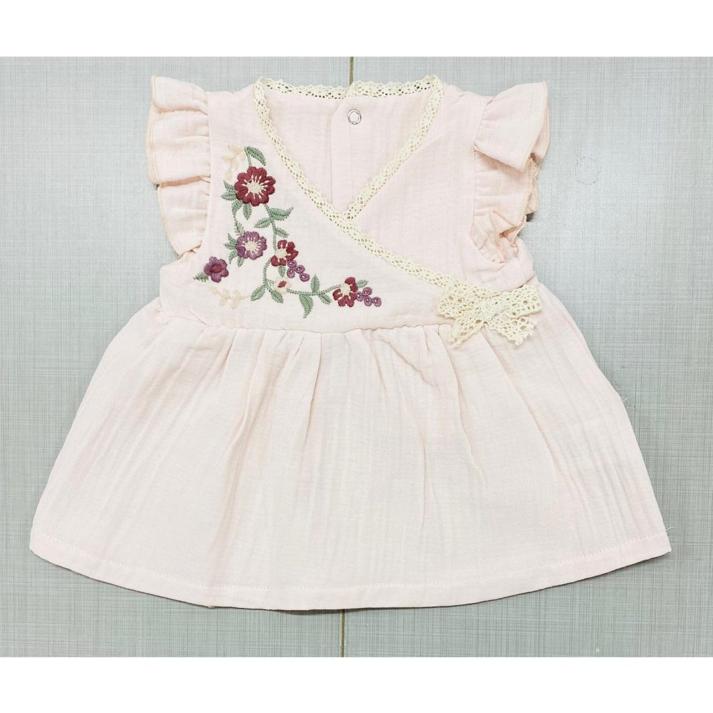 Baby Girls Floral Embroidered Spanish Dress (3-18M)