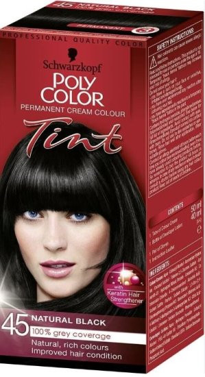 POLY TINT HAIR DYE BLACK COLOU - N/BLCK