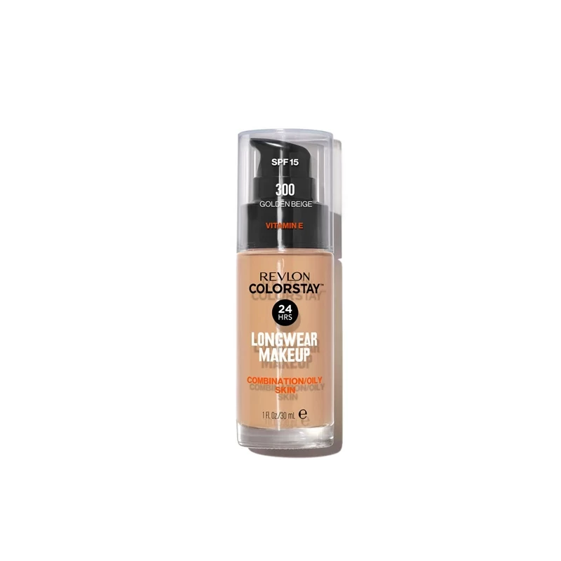 Revlon Colorstay Foundation Combination Oily Skin 300 Golden Beige 30ml X 4