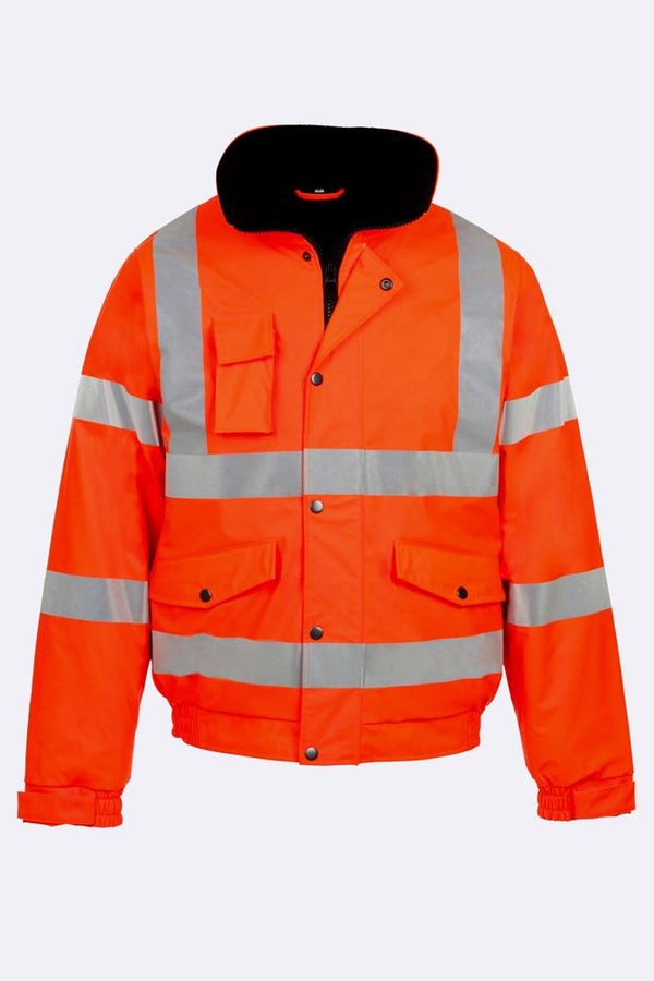 High Visibility Mens Bomber Jacket