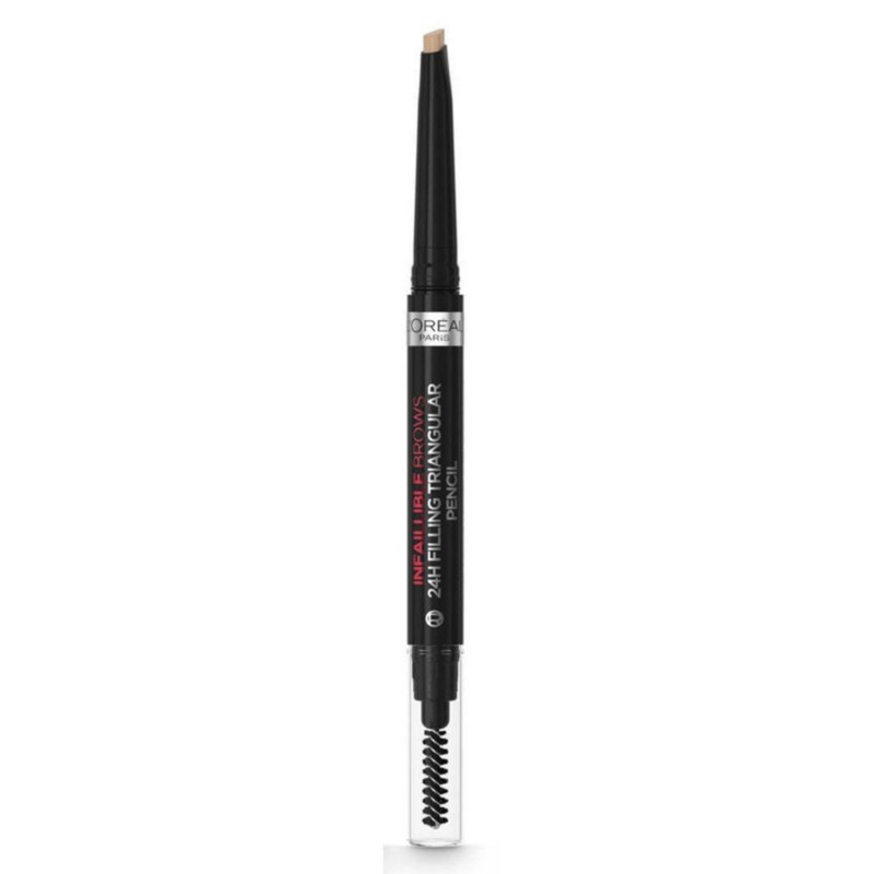 L'Oreal Paris Infallible Eyebrow 24H Filling Triangular Pencil - 7.0 BLONDE