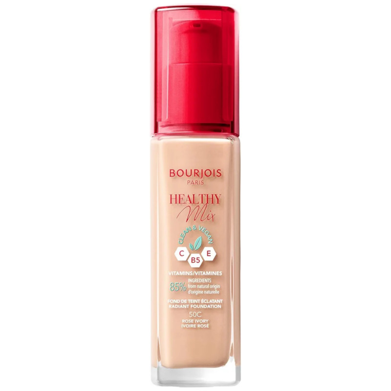 Bourjois Healthy Mix Clean Foundation 30ml - 50C ROSE IVORY