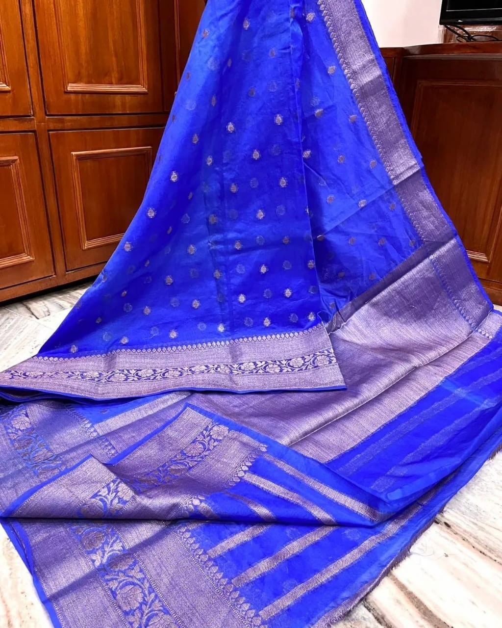 BANARASI CORA ORGANZA SILK SOFT FANCY SAREE
