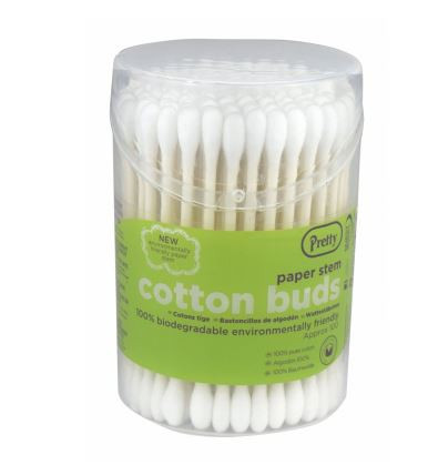 PRETTY COTTON BUDS PAPER STEM - 100S