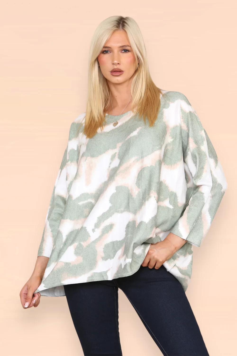 ANIMAL PRINT OVERSIZED JUMPER 1