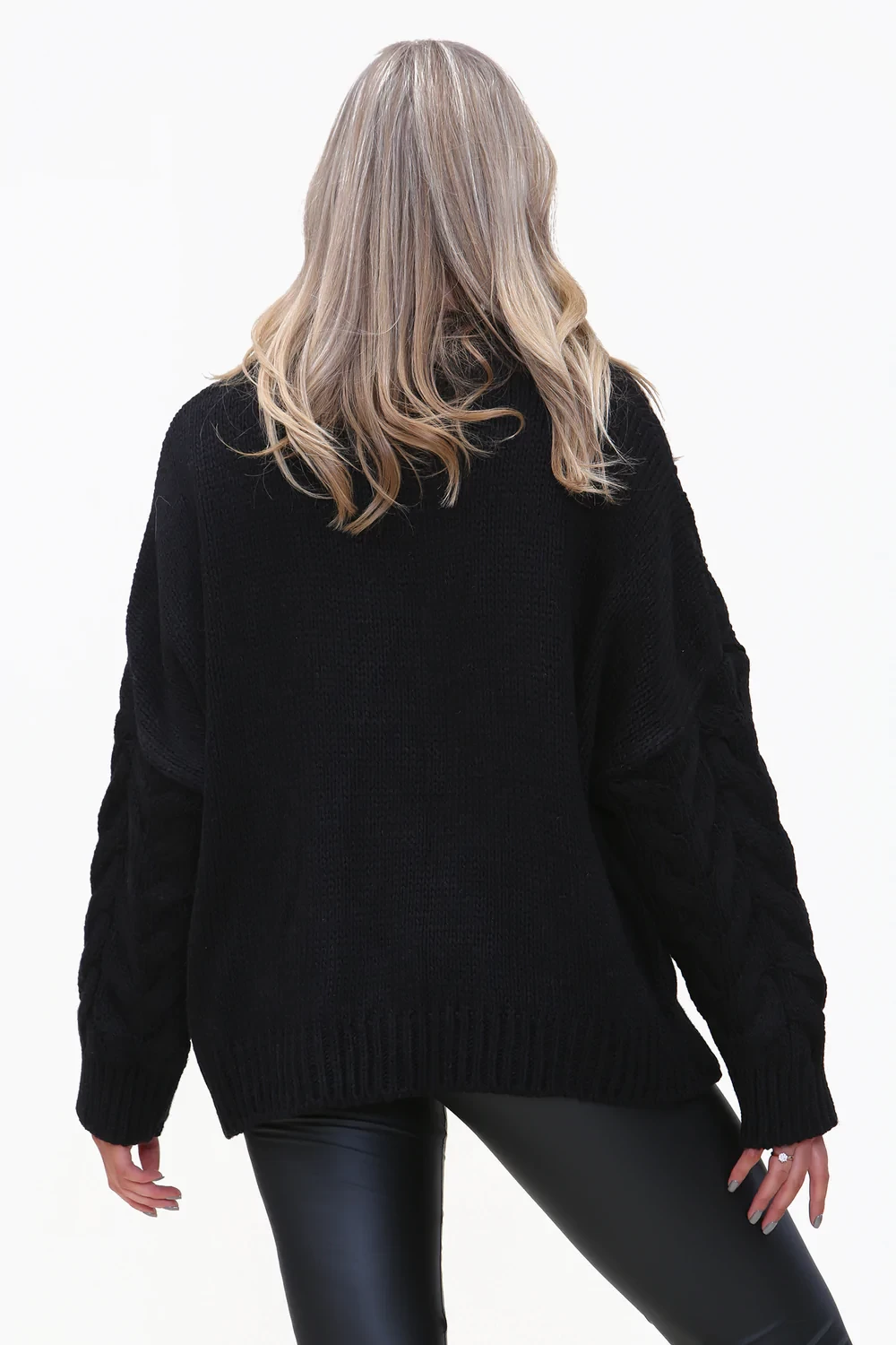 OVERSIZED PATTERN KNIT JUMPER