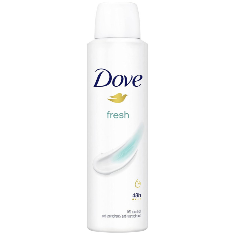 Dove Fresh Women's Anti-Perspirant Deodorant Body Spray 150ml