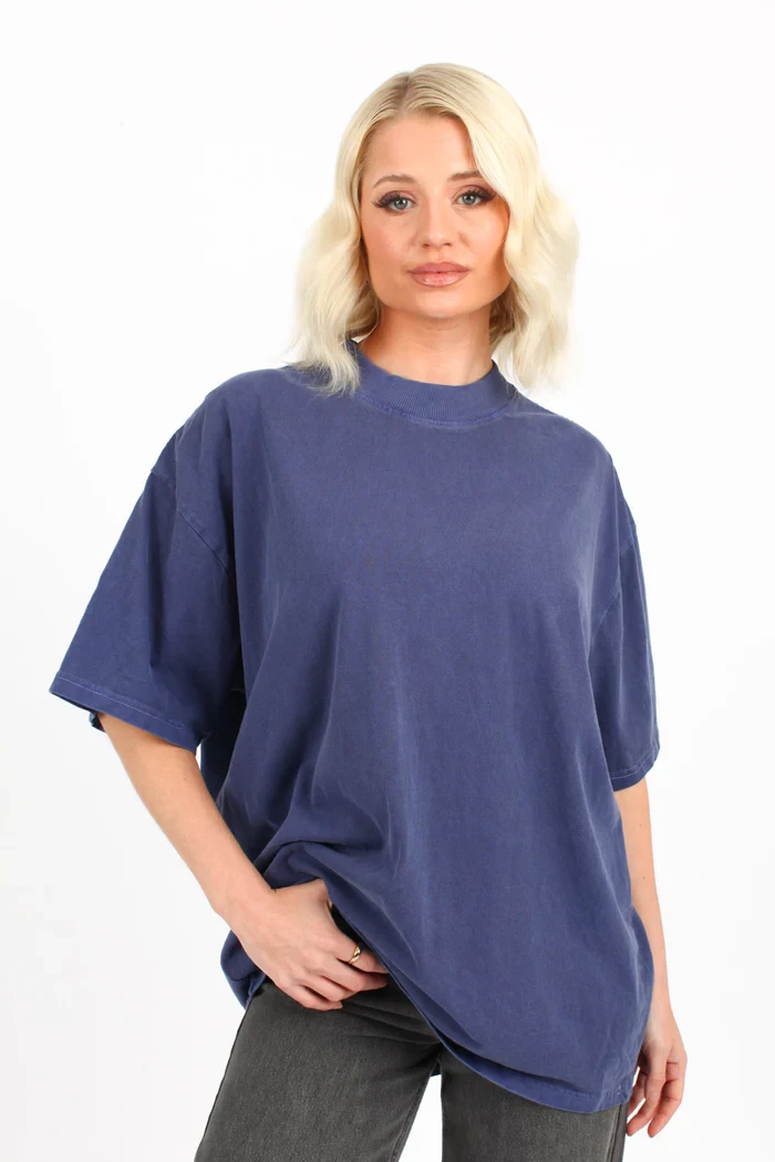 Unisex Oversized Plain Acid Washed 220GSM T-Shirts