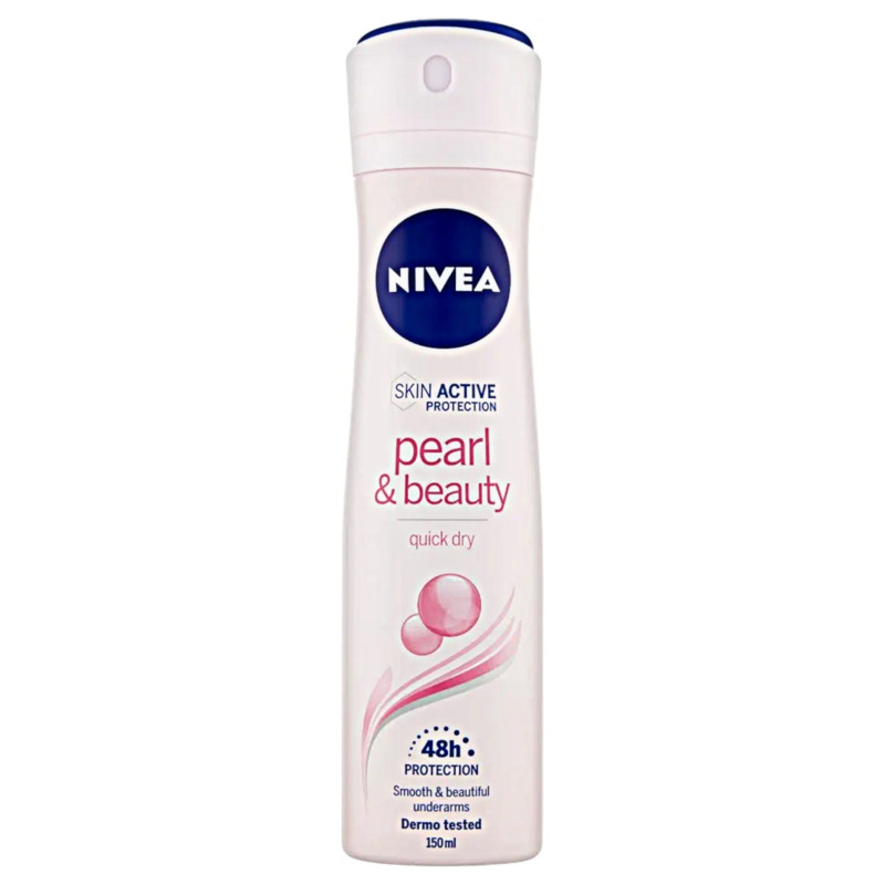 Nivea Pearl and Beauty Quick Dry Anti-Perspirant Deodorant Body Spray 150ml