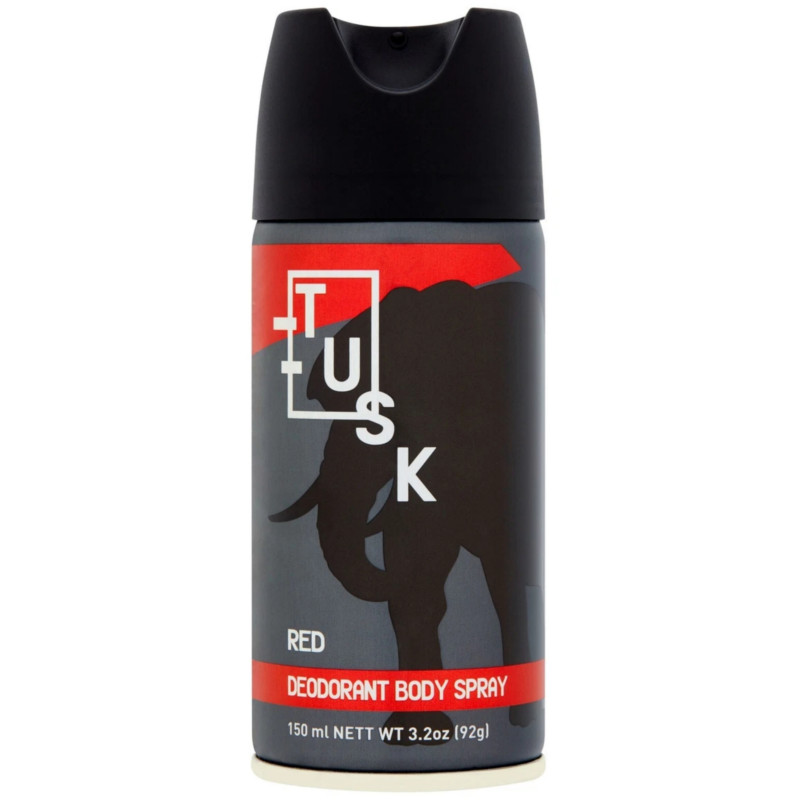 Tusk Red Men's Deodorant Body Spray 150ml