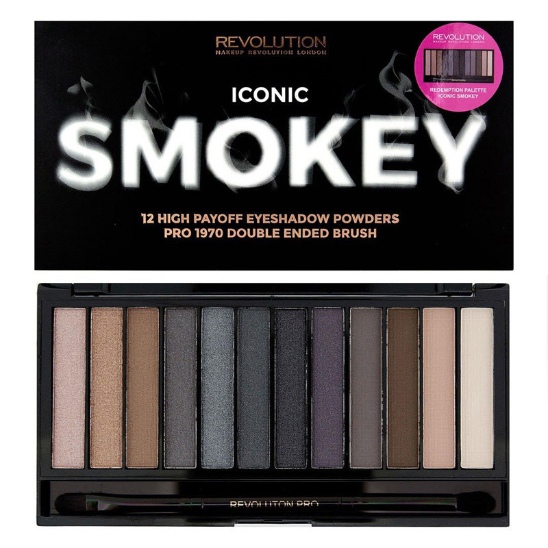 Revolution Iconic Smokey Palette X 3