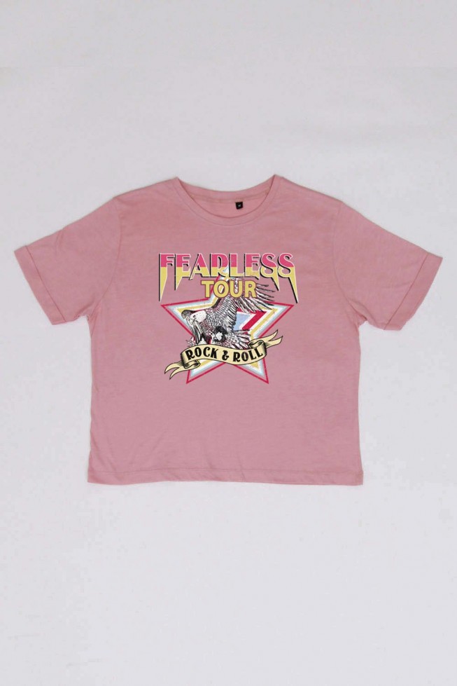 Fearless Tour Rock & Roll Cropped T-Shirt