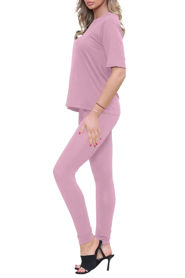 Special Price Women Oversized T-shirt & Leggings Co-ords Set
