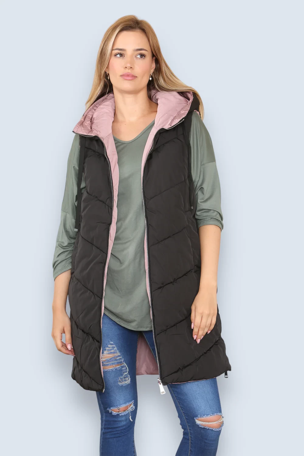 ANDREA REVERSIBLE WAIST COAT