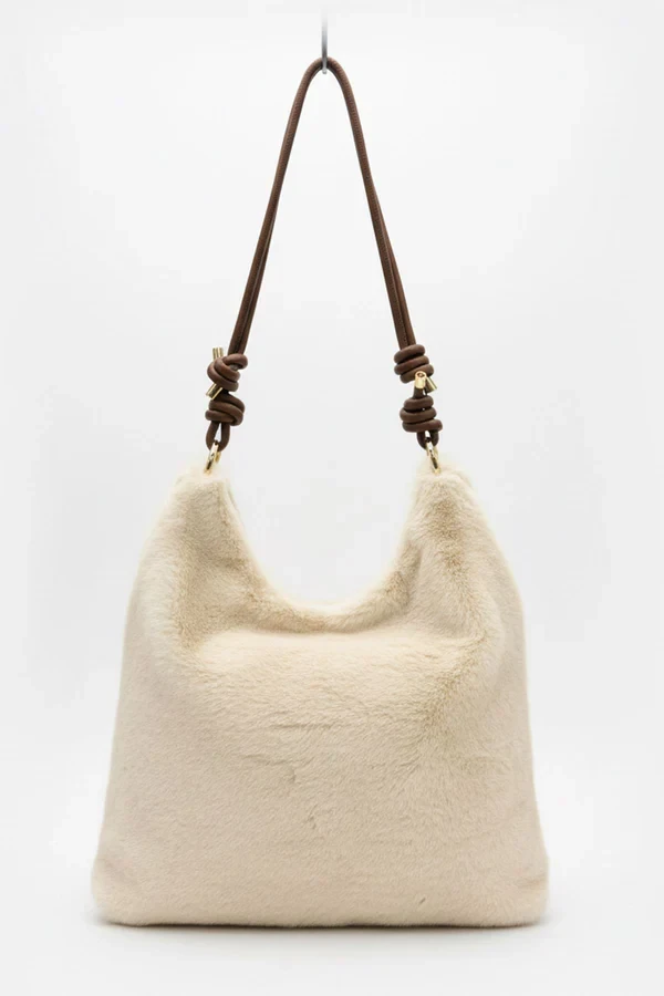 Faux Fur Soft Plush Shoulder Bag