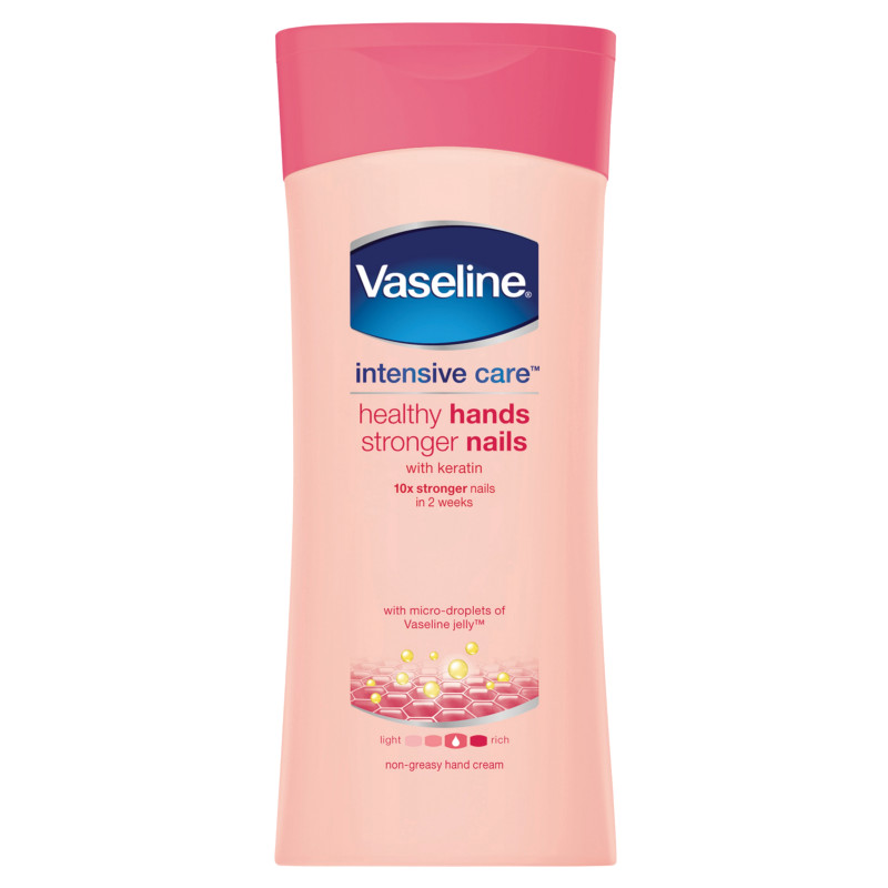 Vaseline Intensive Care Healthy Hands Stronger Nails Hand Cream 200ml
