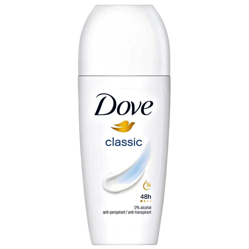 Dove Classic Anti-Perspirant Roll On Deodorant 50ml