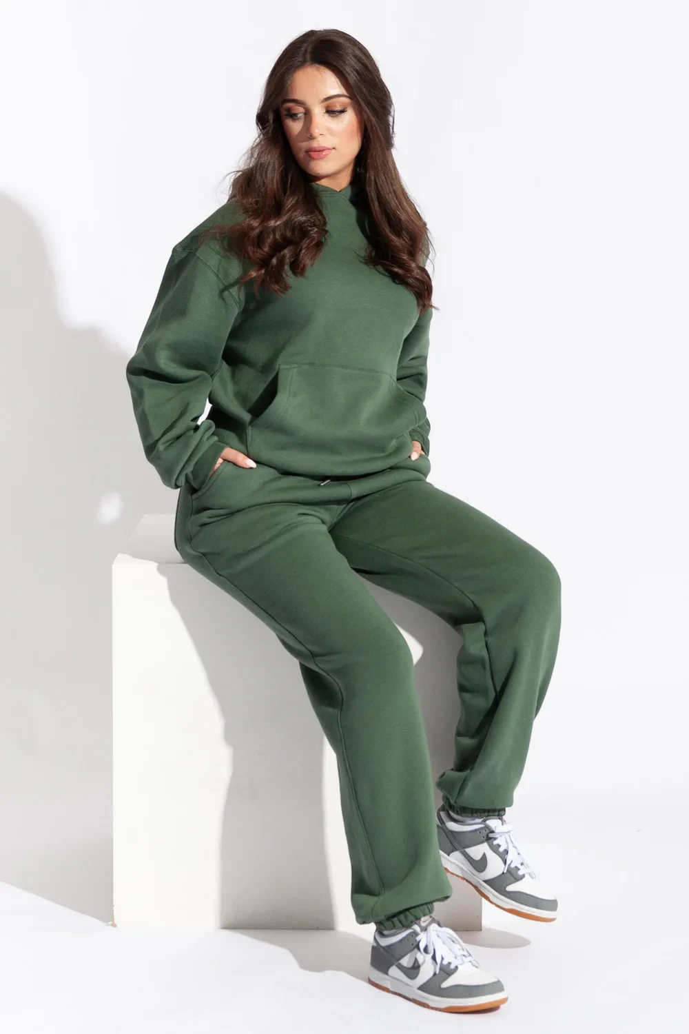 Unisex Khaki LSF Hoodie & Joggers Co-Ord Set