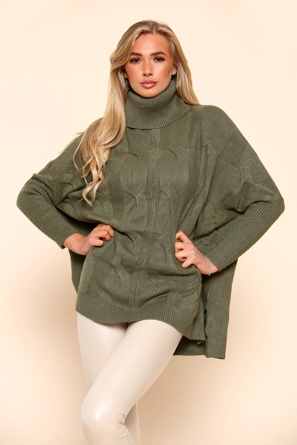 ALEXIA POLO NECK JUMPER