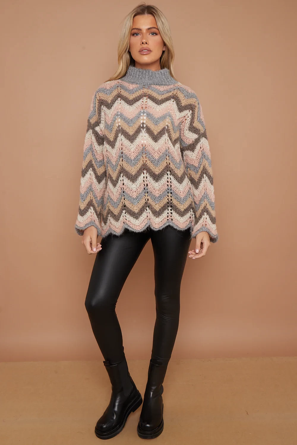 RAINBOW ZIGZAG JUMPER