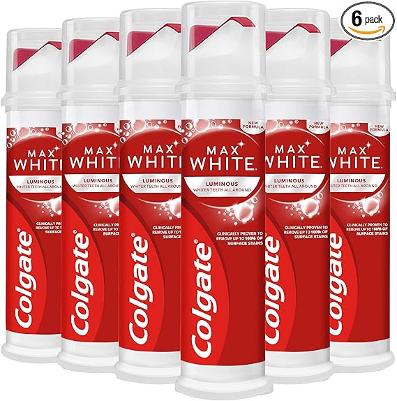 COLGATE PASTE PUMP MAX WHITE - 100ML