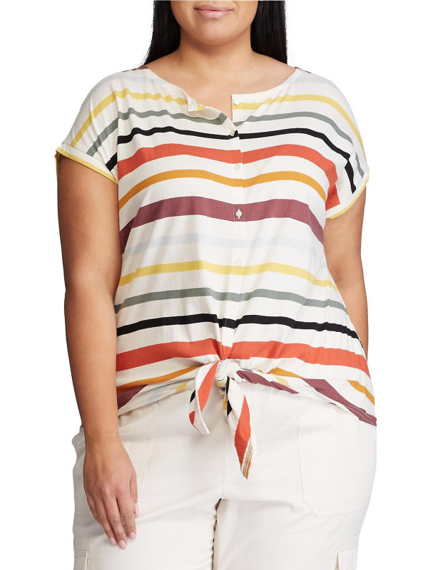Monroe Striped Knit Top