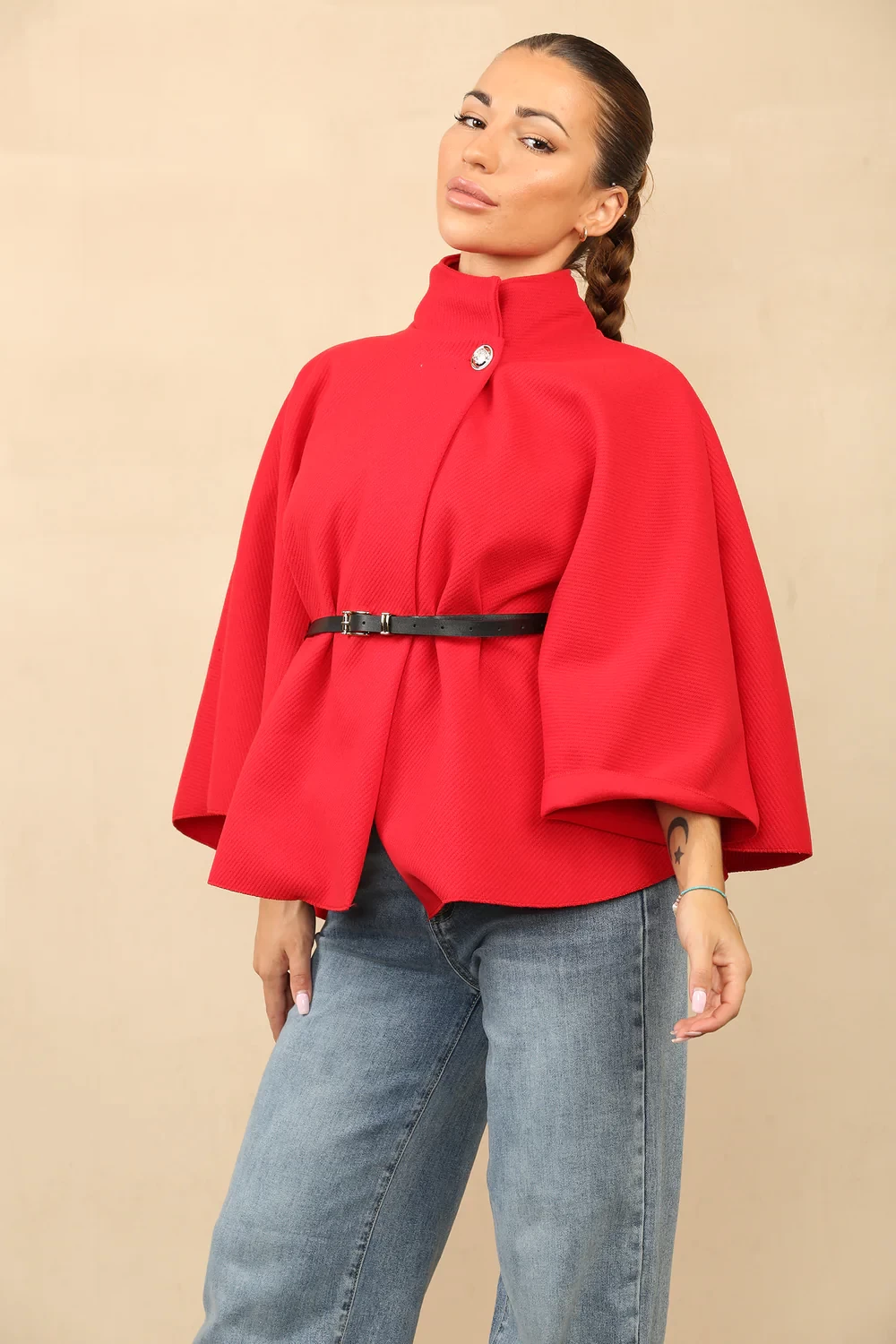 BELTED CAPE