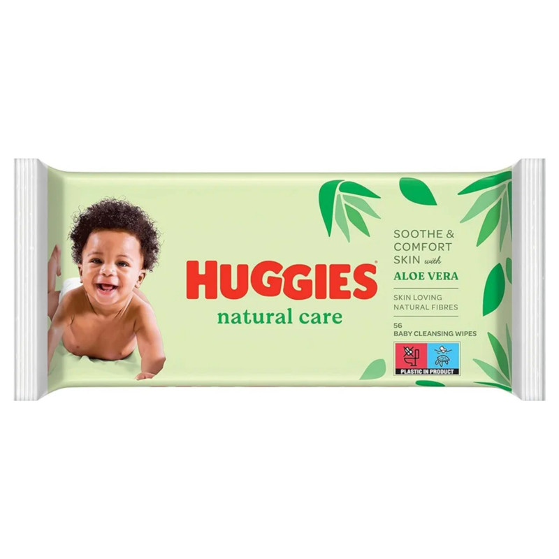 Huggies Soothe and Comfort Natural Care Wipes 56Pack
