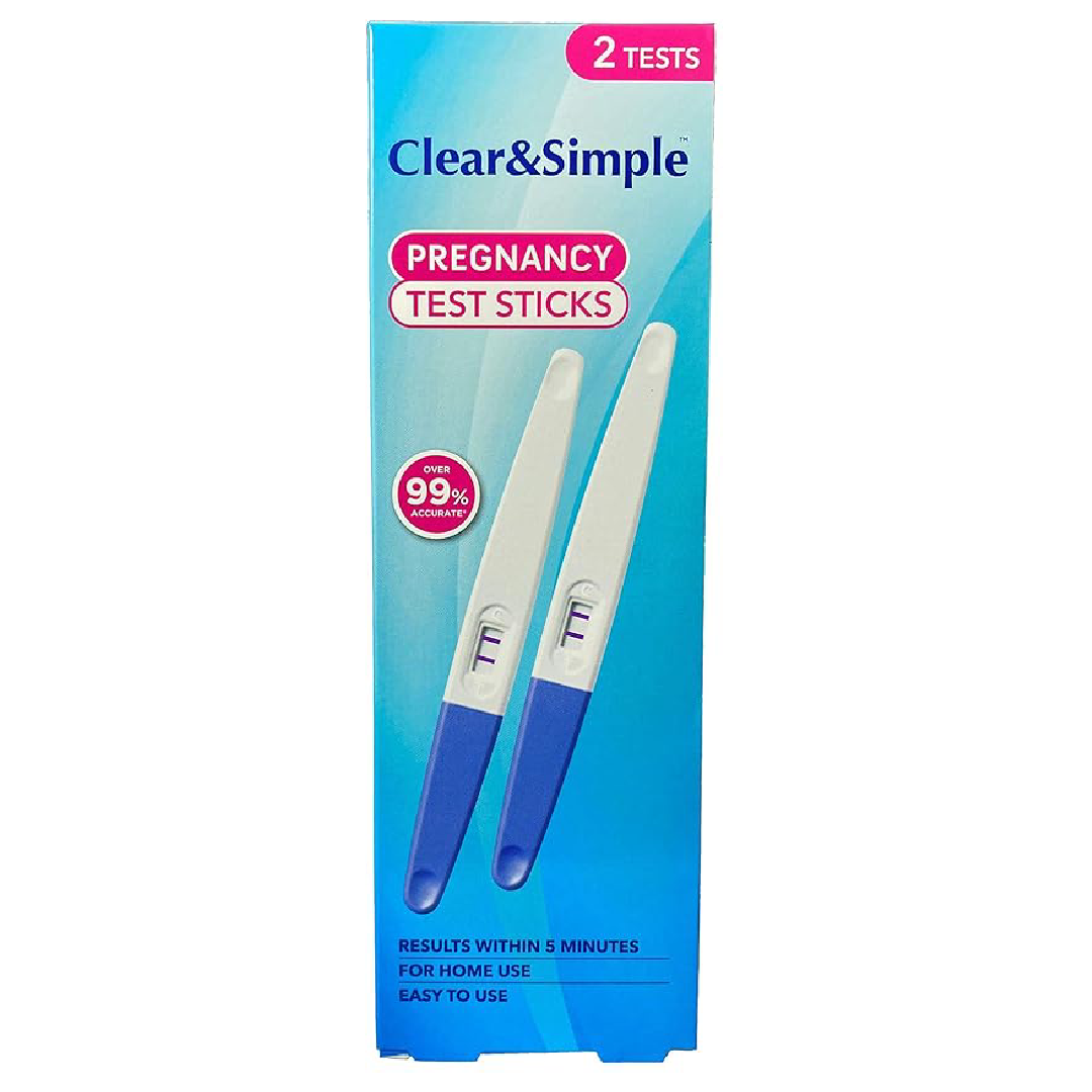 CLEAR&SIMPLE PREGNANCY TESTSTI - 2S