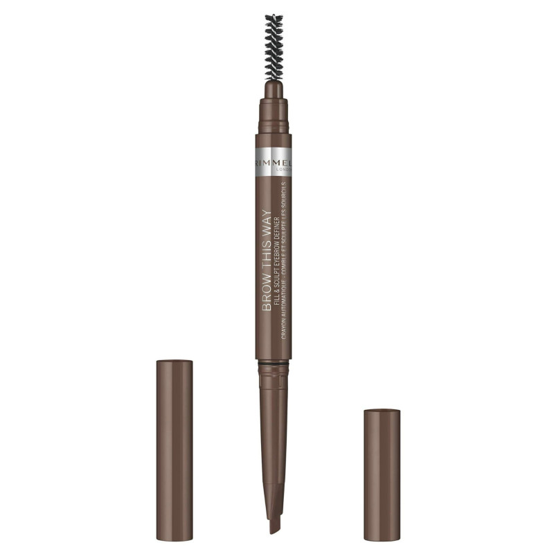 Rimmel Brow This Way Fill and Sculpt Eyebrow Definer - 002 MEDIUM BROWN