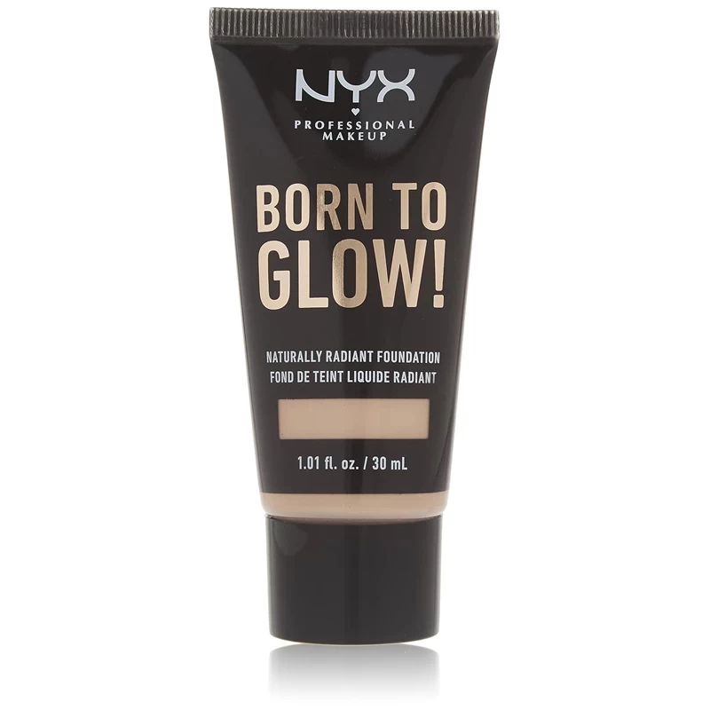 NYX Born To Glow Radiant Foundation 6.5 Nude X 3