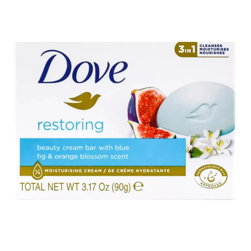 DOVE SOAP BAR RESTORING FIG/OR - 4X90G
