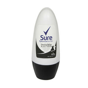 SURE ROLL ON WOMEN BLK+WHITE - 50ML