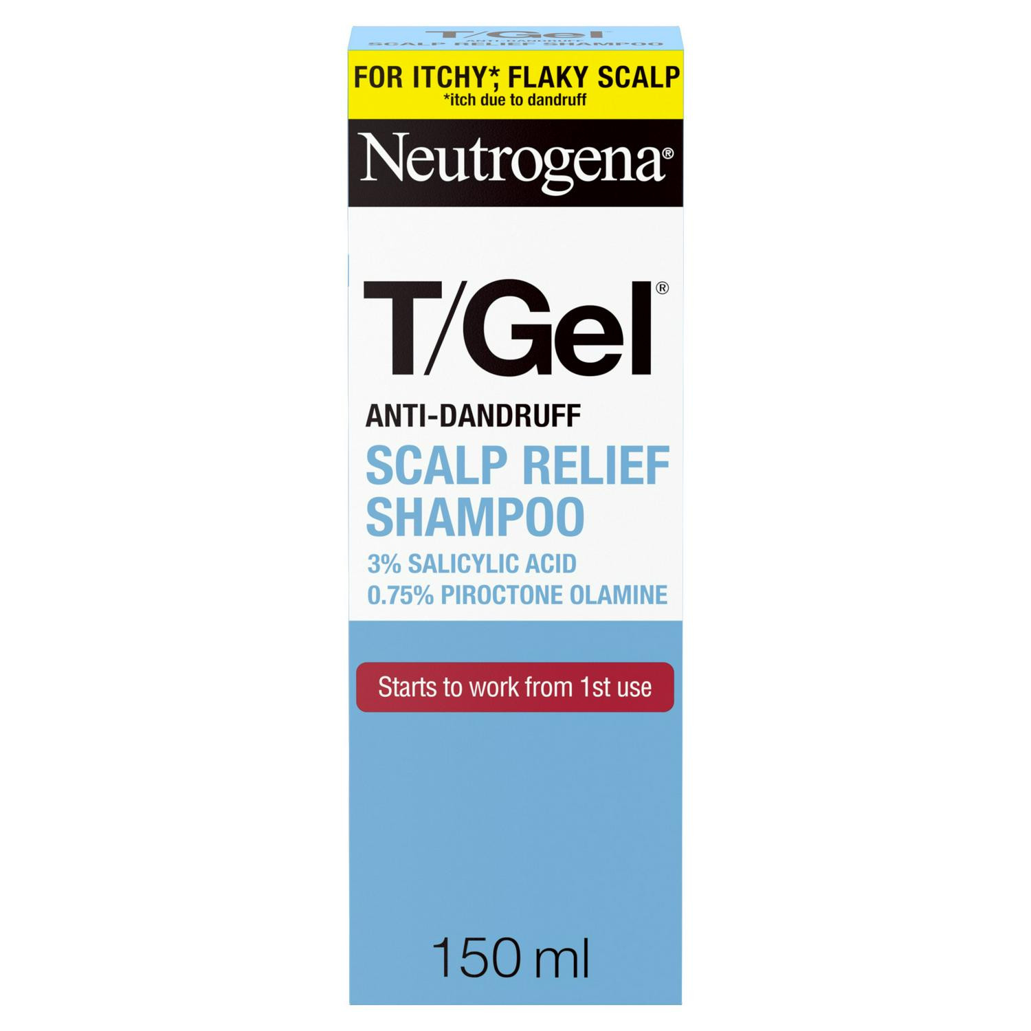 Neutrogena T/Gel Anti Dandruff Scalp Relief Shampoo 150ml