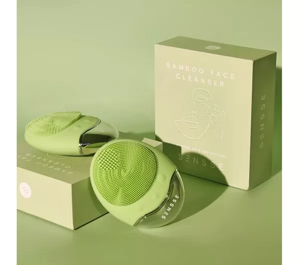 SENSSE Bamboo Facial Cleansing Brush - Green