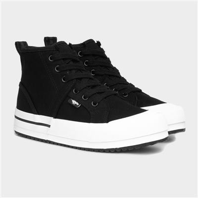 Vela Womens Black Chunky Canvas