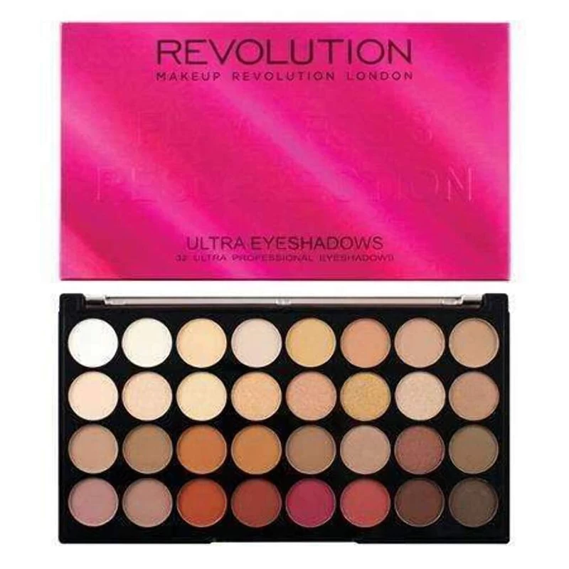 Revolution Ultra 32 Eyeshadow Palette Flawless 3 X 3