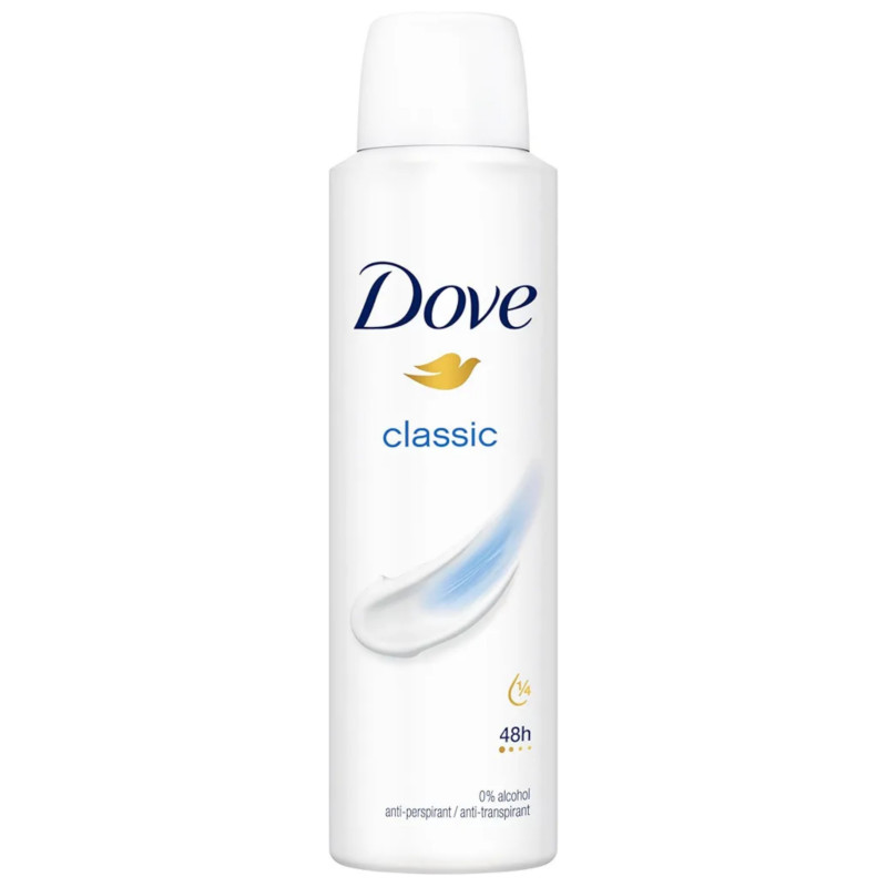 Dove Classic Women's Anti-Perspirant Deodorant Body Spray 150ml