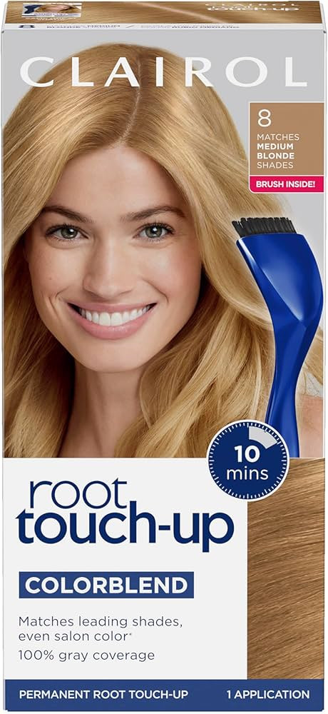 Clairol Nice'n Easy Root Touch-Up Hair Dye Medium Blonde 8