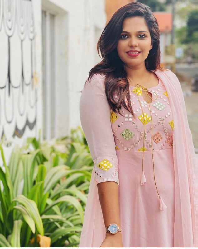 launching New mirror embroidery gown with Beautiful Dupptta