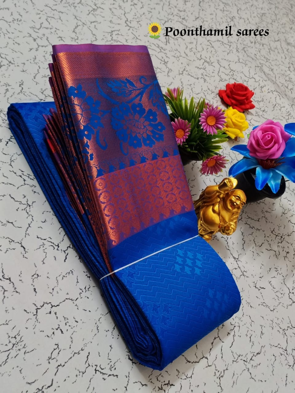 Poonthamil Silk Sarees (Grand border on double side)