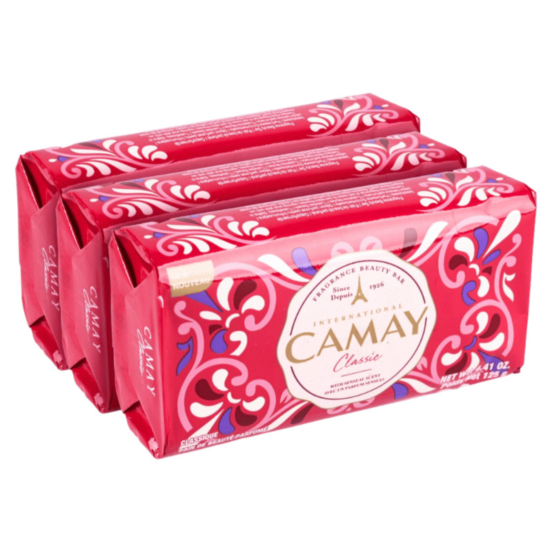 Camay Classic Beauty Bar Soap With Sensual Scent 125g