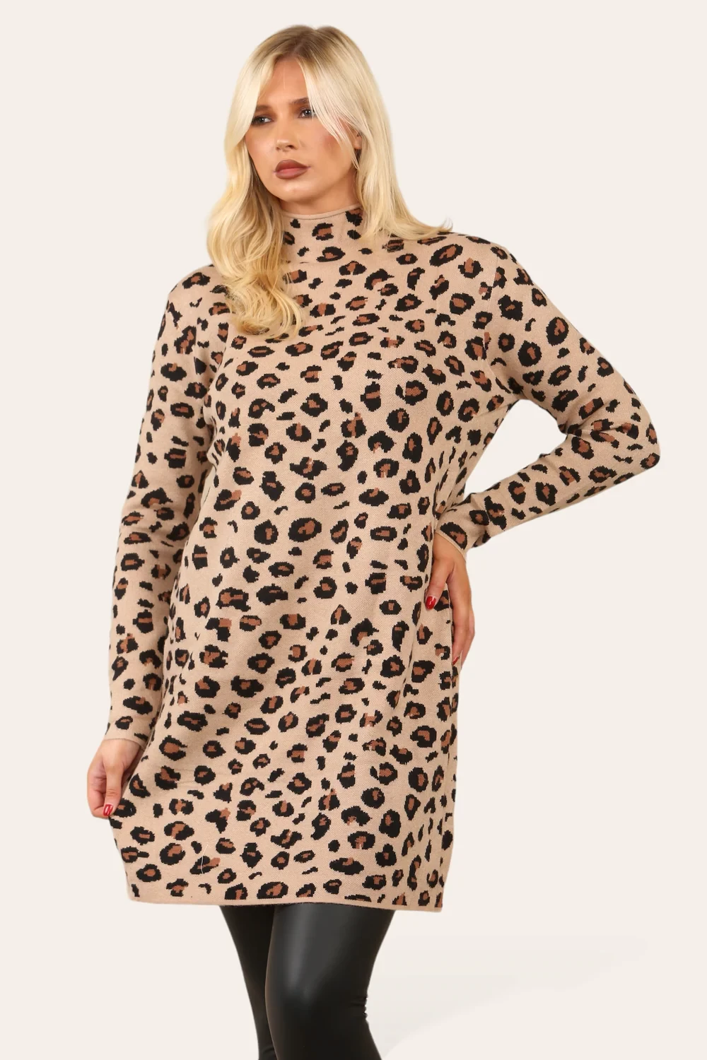 LEOPARD LONG LINE JUMPER